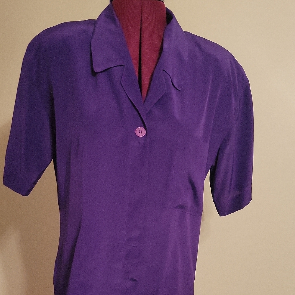 Christian Dior Purple Women's Top Size 6